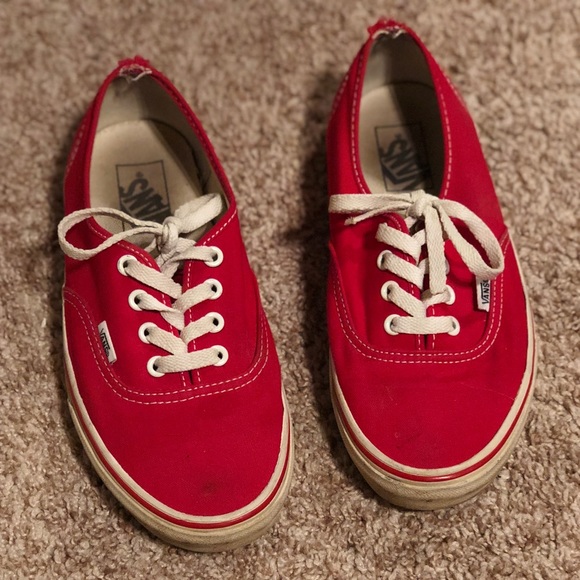 Vans Shoes - Red Vans